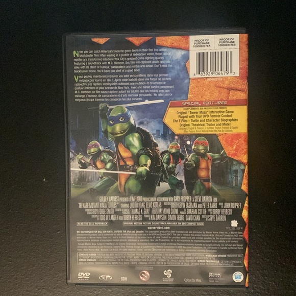 Teenage mutant ninja turtles dvd movie - Picture 2 of 3